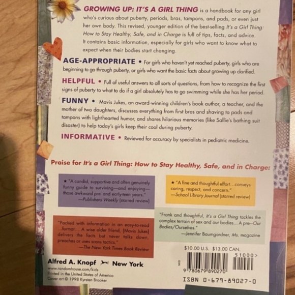 SALE!! 3 American Girl books plus Growing Up It’s a Girl Thing book - Picture 5 of 5